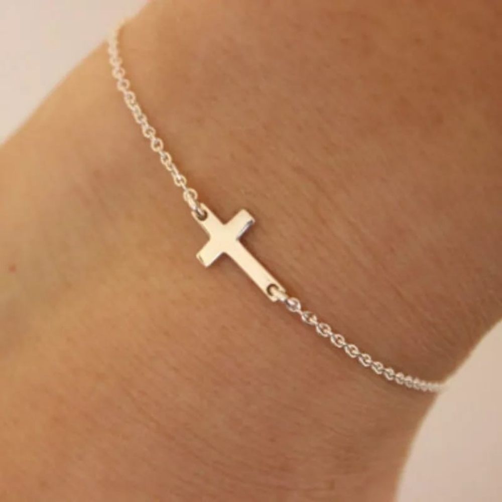 Gold Chain Love Jesus Bracelets For Women Charm